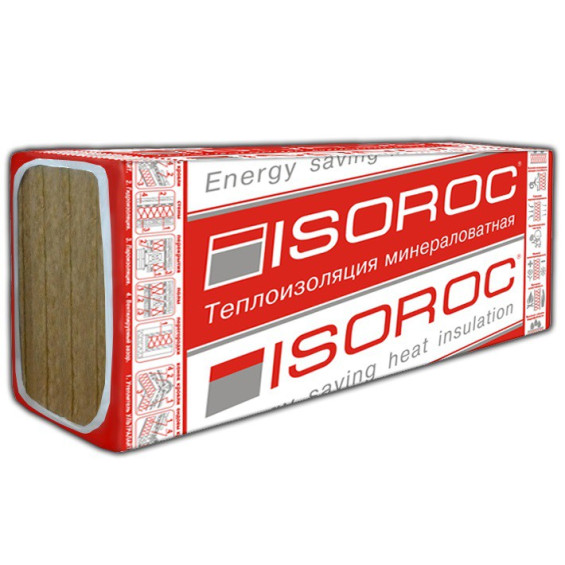  Утеплитель Изорок 1000х500х50 мм.50п (Изорок, Isoroc) 4.0м2, 0,2м3