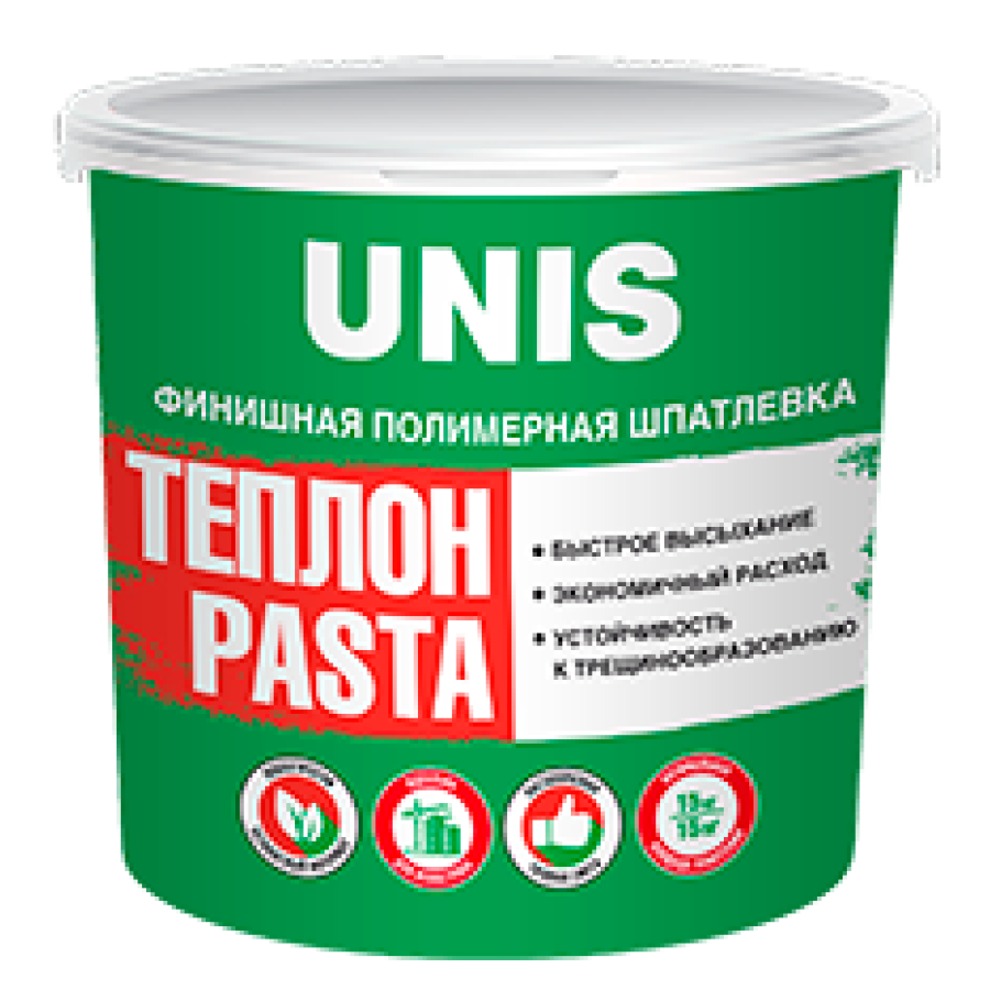 Шпаклевка готовая Теплон ПАСТА / Pasta 15кг